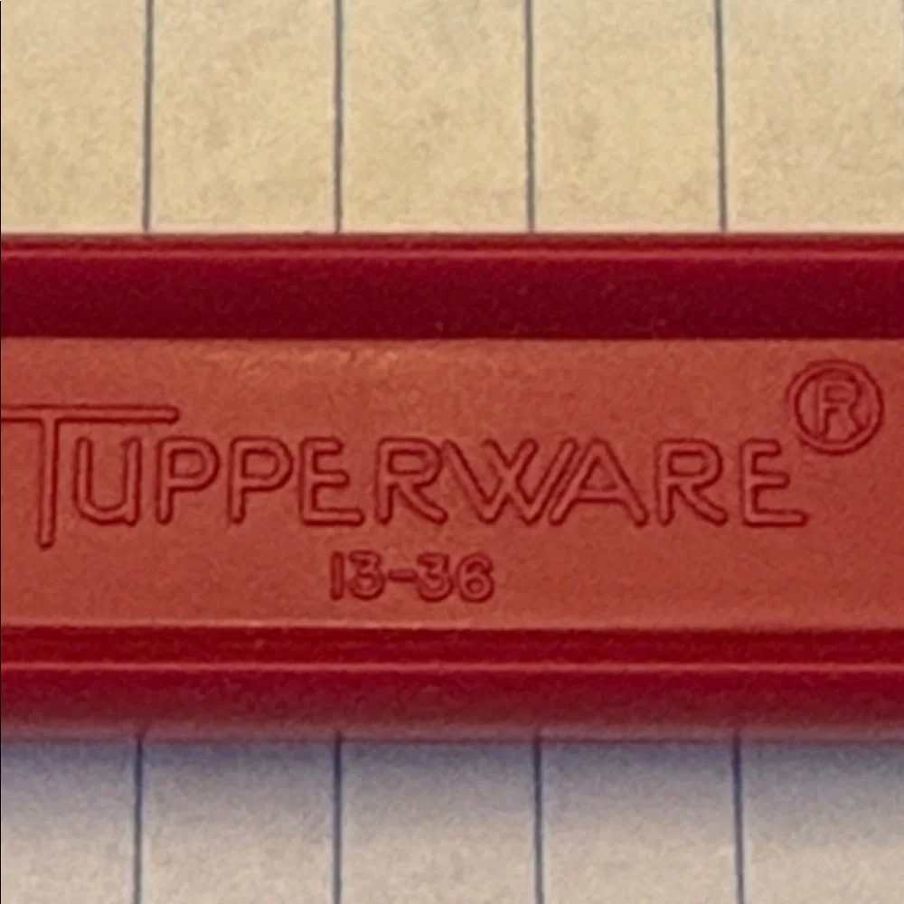 Tupperware Red Paddle Spatula -Set of 2 Brand New #13
